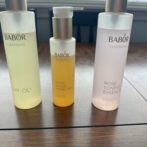 Babor Cleansing Performance HY-OL + Phytoactive Hydro Base + Rose Toning Essence